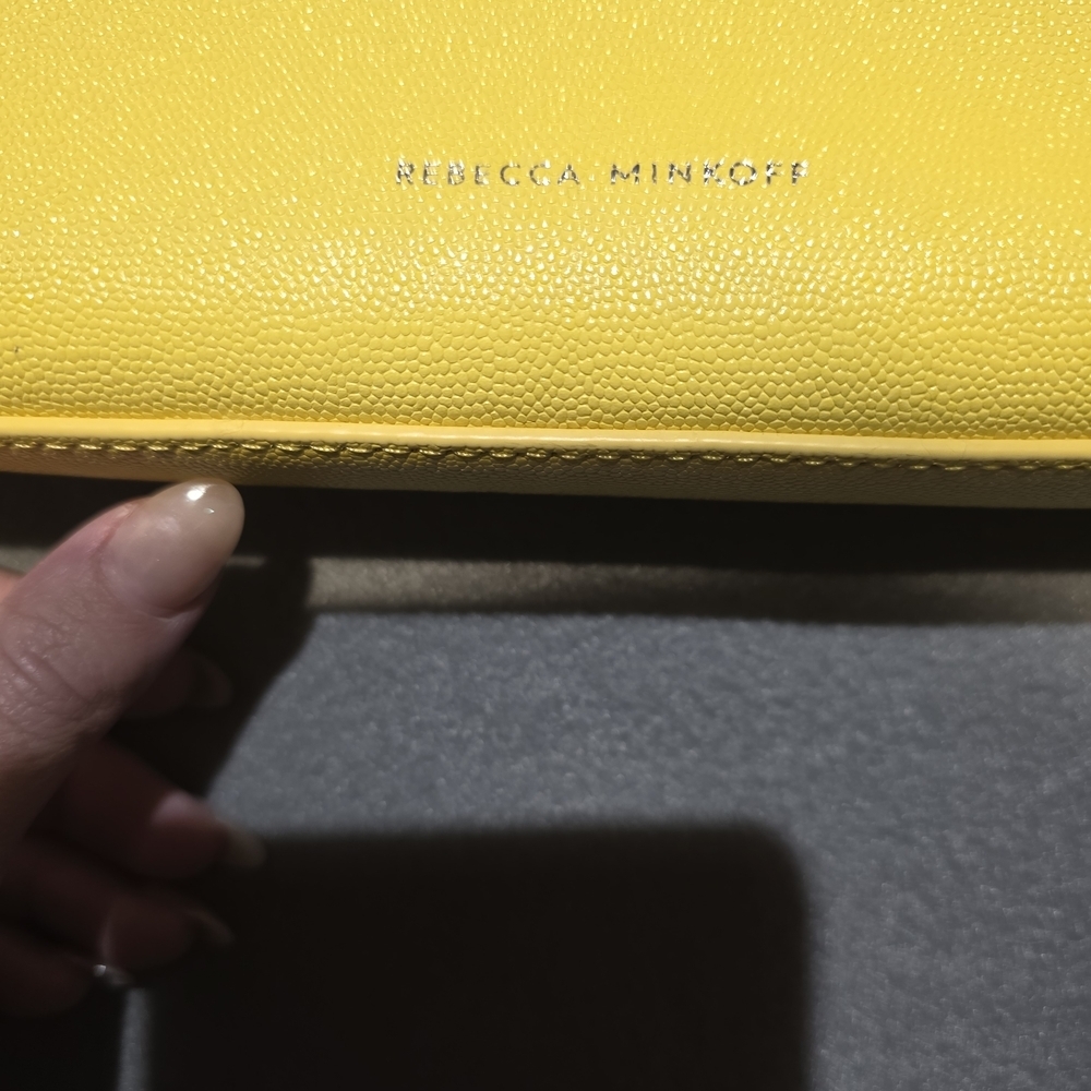 Rebecca Minkoff EUC Lemon Crossbody PERFECT condition - Length 9in Height 7in - Picture 7 of 8